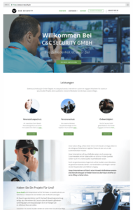 Webseiten für Sicherheitsfirmen